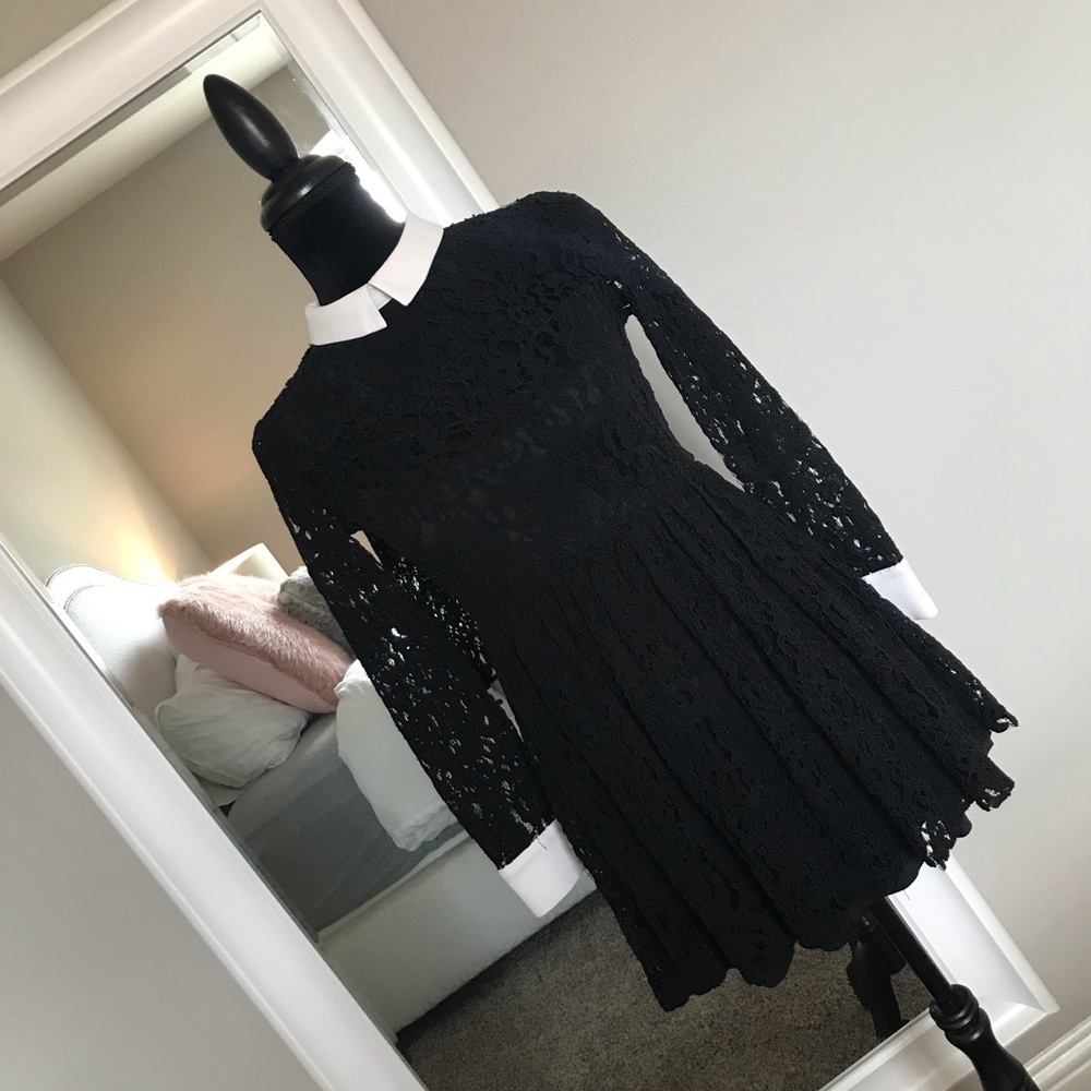 BLACK LACE DRESS